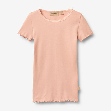 Wheat Main Rib T-shirt S/S Katie T-Shirt 9658 rose cloud
