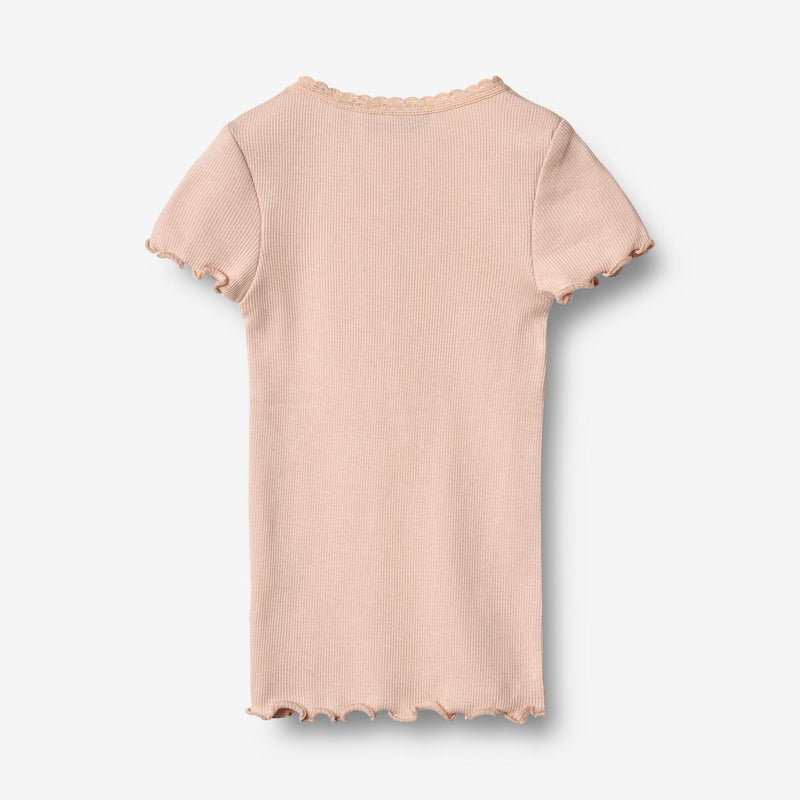 Wheat Main Rib T-shirt S/S Katie T-Shirt 2400 powder