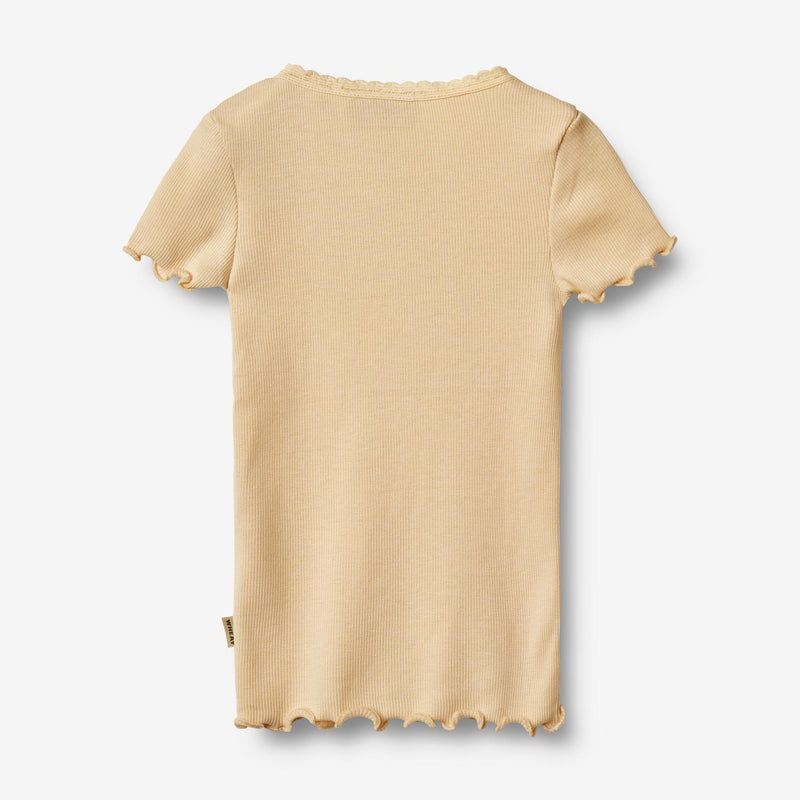 Wheat Main Rib T-shirt S/S Katie T-Shirt 9430 macadamia