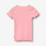 Wheat Main Rib T-shirt S/S Katie T-Shirt 9638 bubblegum