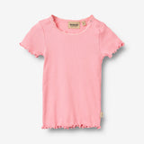 Wheat Main Rib T-shirt S/S Katie T-Shirt 9638 bubblegum