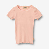 Wheat Main Rib T-shirt S/S Katie T-Shirt 9658 rose cloud