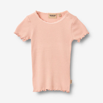 Wheat Main Rib T-shirt S/S Katie T-Shirt 9658 rose cloud