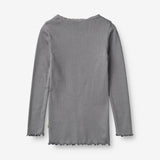 Wheat Main  Rib T-skjorte Reese Jersey Tops and T-Shirts 1525 autumn sky