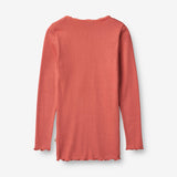 Wheat Main  Rib T-skjorte Reese Jersey Tops and T-Shirts 2020 faded rose