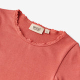 Wheat Main  Rib T-skjorte Reese Jersey Tops and T-Shirts 2020 faded rose