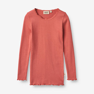 Wheat Main  Rib T-skjorte Reese Jersey Tops and T-Shirts 2020 faded rose
