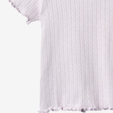 Wheat Main Rib T-skjorte S/S Irene T-Shirt 2521 purple light