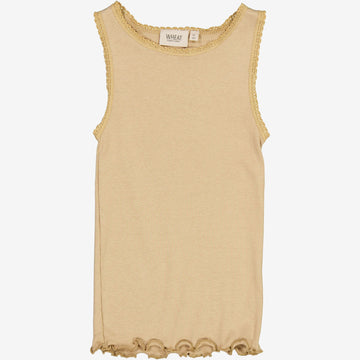 Wheat Main  Rib Topp Jersey Tops and T-Shirts 3308 latte