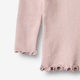 Wheat Main Ribb T-skjorte L/S Reese T-Shirt 1354 soft lilac