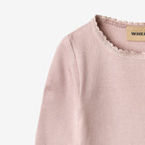 Wheat Main Ribb T-skjorte L/S Reese T-Shirt 1354 soft lilac