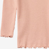 Wheat Main Ribb T-skjorte L/S Reese T-Shirt 9658 rose cloud