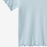 Wheat Main Ribb T-skjorte S/S Alicia T-Shirt 2703 summer sky