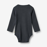 Wheat Main Ribbe Kropp L/S Spencer Underwear/Bodies 1432 navy