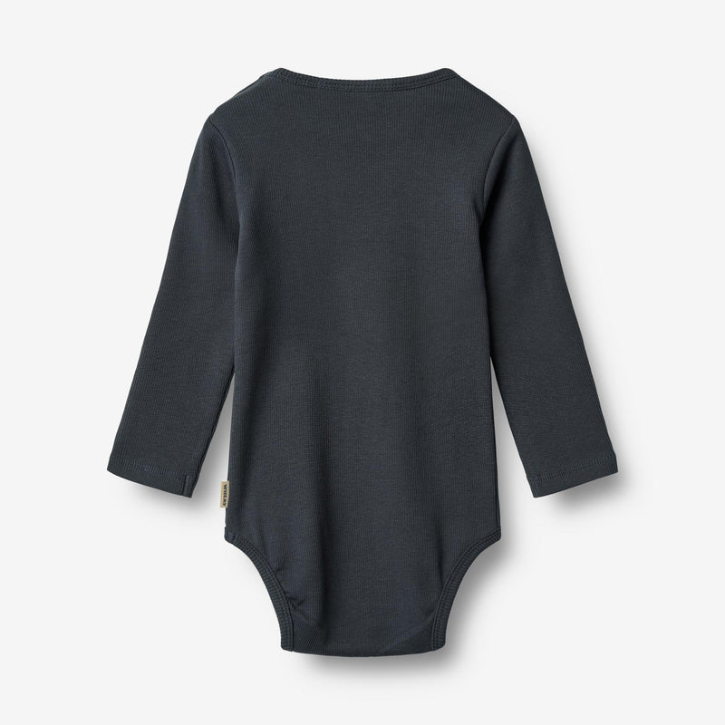 Wheat Main Ribbe Kropp L/S Spencer Underwear/Bodies 1432 navy