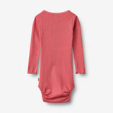 Wheat Main Ribbe Langermet body Lotta Body 1037 raspberry