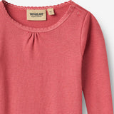 Wheat Main Ribbe Langermet body Lotta Body 1037 raspberry