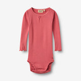 Wheat Main Ribbe Langermet body Lotta Body 1037 raspberry