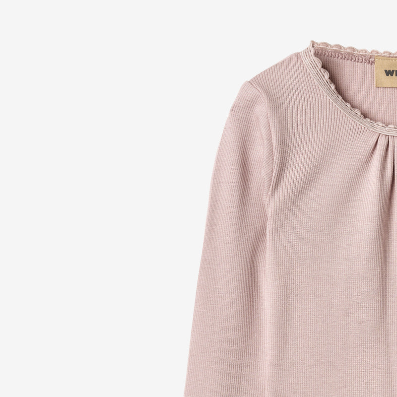 Wheat Main Ribbe kropp L/S Lotta Body 1354 soft lilac
