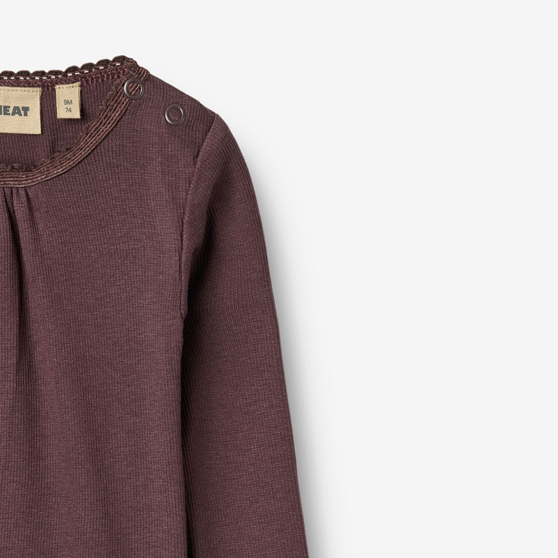 Wheat Main Ribbe kropp L/S Lotta Body 3030 fudge