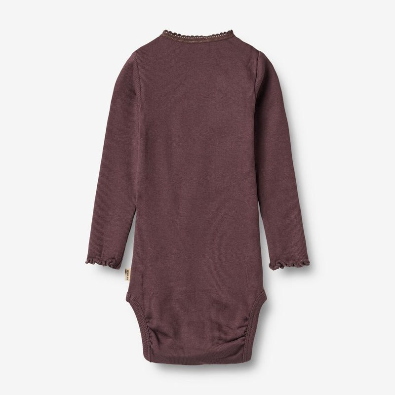 Wheat Main Ribbe kropp L/S Lotta Body 3030 fudge