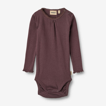 Wheat Main Ribbe kropp L/S Lotta Body 3030 fudge