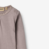 Wheat Main Ribbe Langermet body Lotta Body 9531 dusty purple