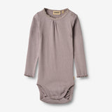Wheat Main Ribbe Langermet body Lotta Body 9531 dusty purple