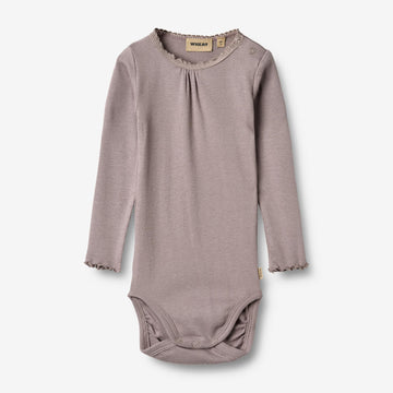 Wheat Main Ribbe kropp L/S Lotta Body 9531 dusty purple
