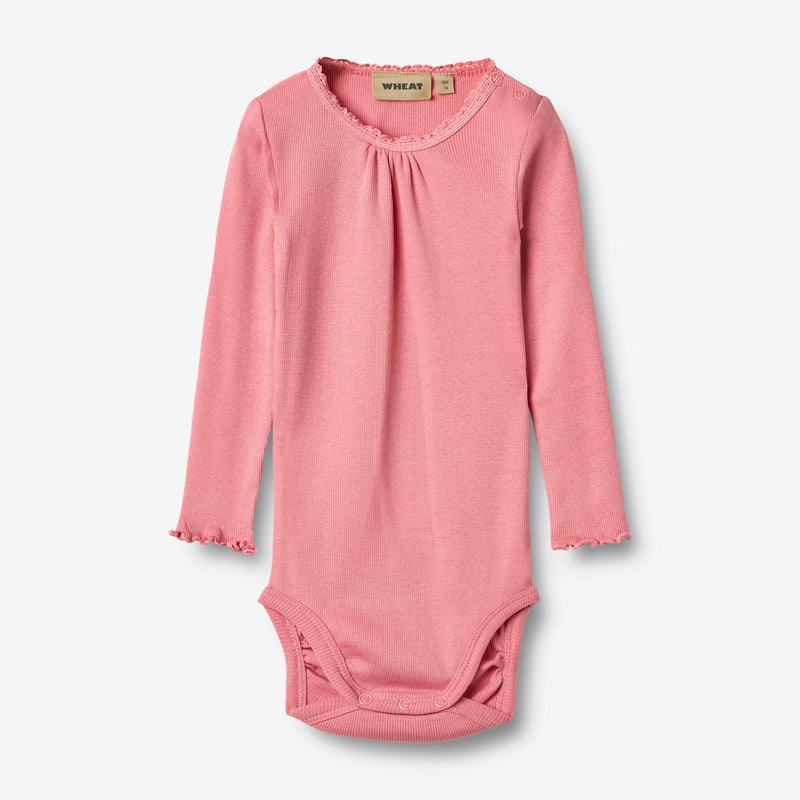 Wheat Main Ribbe kropp L/S Lotta Body 9568 soft pink