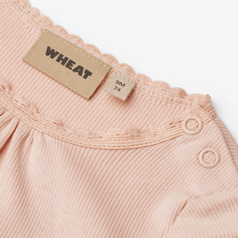 Wheat Main Ribbe kropp L/S Lotta Underwear/Bodies 2400 powder