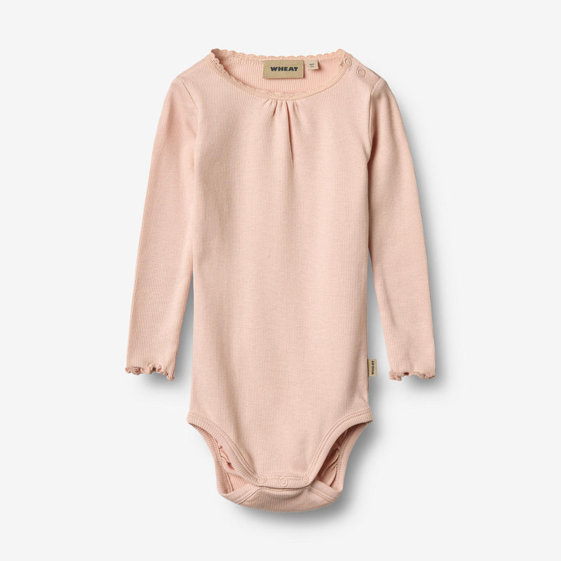 Wheat Main Ribbe kropp L/S Lotta Underwear/Bodies 2400 powder