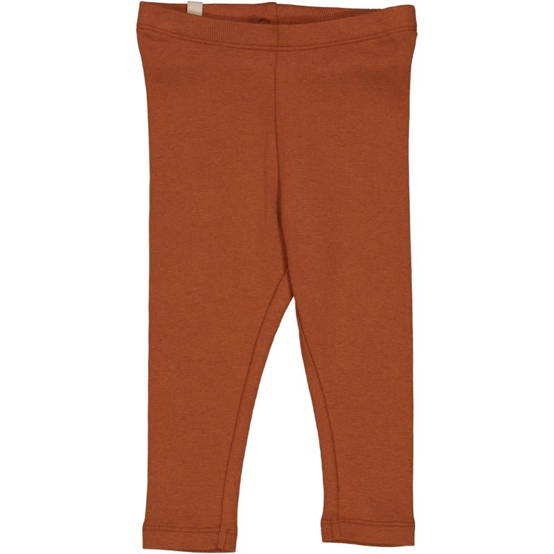 Wheat Main Ribbestikket Leggings Leggings 0001 bronze