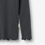 Wheat Main Ribbestrikket T-skjorte L/S Reese T-Shirt 9561 night