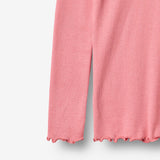 Wheat Main Ribbestrikket T-skjorte L/S Reese T-Shirt 9568 soft pink