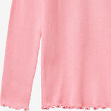Wheat Main Ribbestrikket T-skjorte L/S Reese T-Shirt 9638 bubblegum