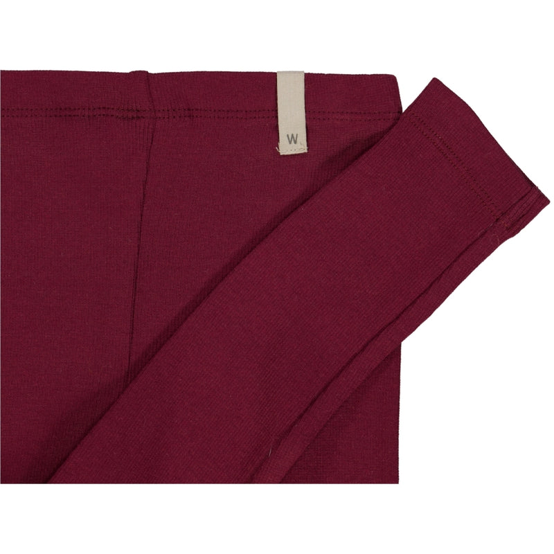 Wheat Main Ribbet Leggings Leggings 2390 red plum