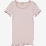Wheat Rip T-skjorte Blonde SS Jersey Tops and T-Shirts 1354 soft lilac
