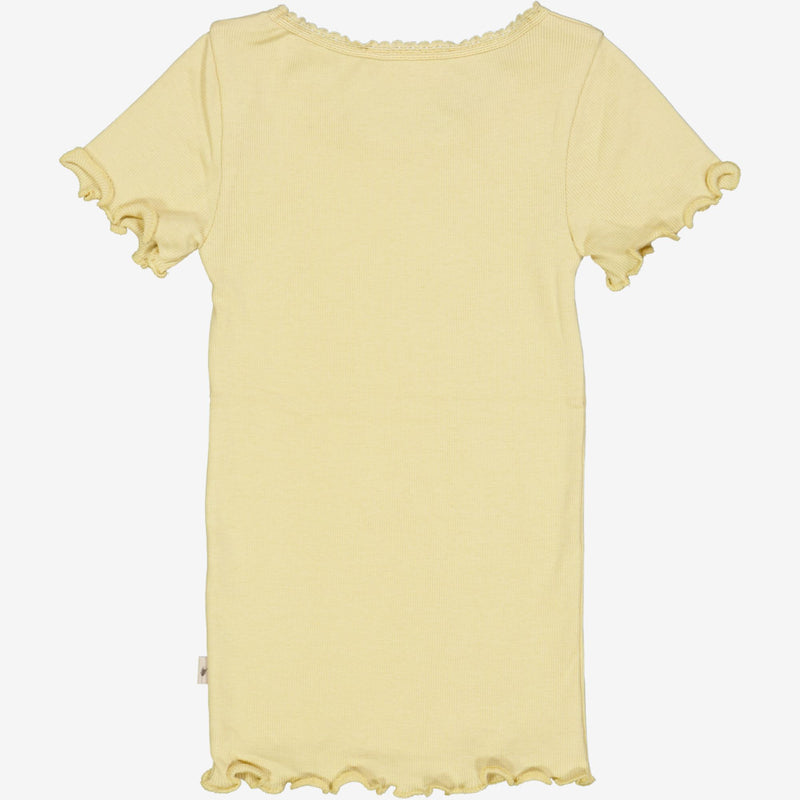 Wheat Rip T-skjorte Blonde SS Jersey Tops and T-Shirts 5106 yellow dream