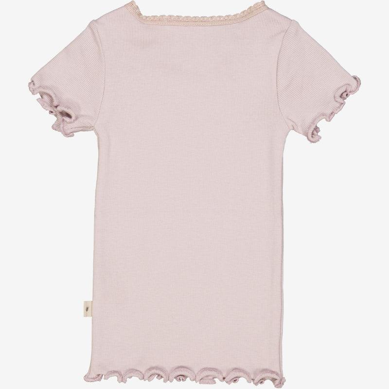Wheat Rip T-skjorte Blonde SS | Baby Jersey Tops and T-Shirts 1354 soft lilac