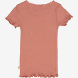Wheat Main  Rip T-skjorte Blonde SS | Baby Jersey Tops and T-Shirts 2021 old rose