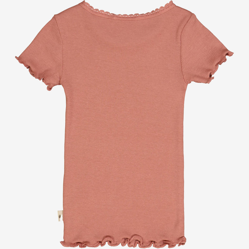 Wheat Main  Rip T-skjorte Blonde SS | Baby Jersey Tops and T-Shirts 2021 old rose