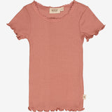 Wheat Main  Rip T-skjorte Blonde SS | Baby Jersey Tops and T-Shirts 2021 old rose