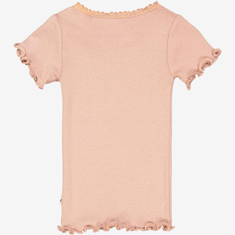 Wheat Rip T-skjorte Blonde SS | Baby Jersey Tops and T-Shirts 2031 rose dawn