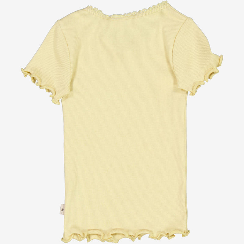 Wheat Rip T-skjorte Blonde SS | Baby Jersey Tops and T-Shirts 5106 yellow dream