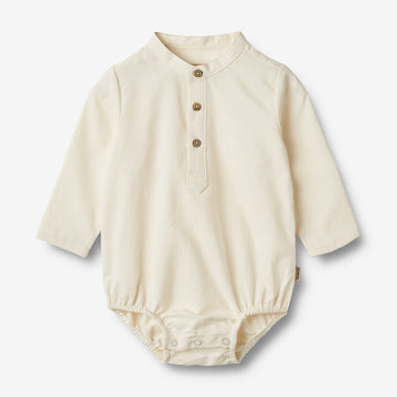 Wheat Main Romper Skjorte Victor Shirts and Blouses 3129 eggshell
