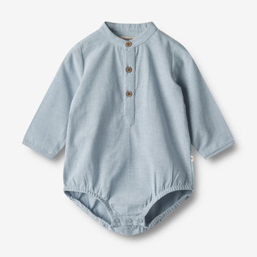Wheat Main  Romper Skjorte Victor Suit 1042 blue waves