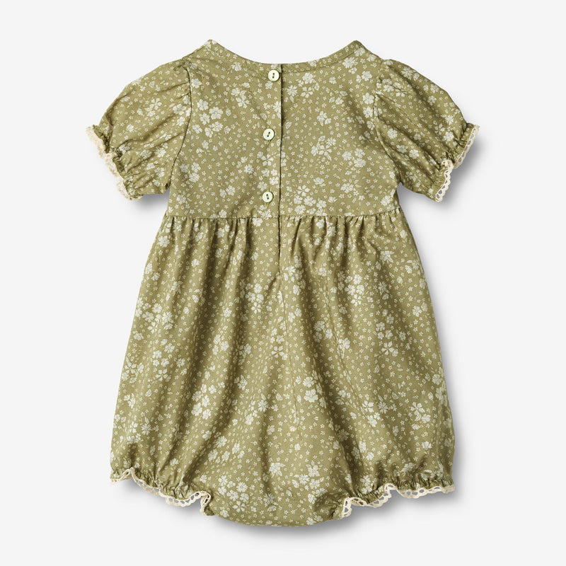 Wheat Main  Romper Vigga Suit 4150 green flowers