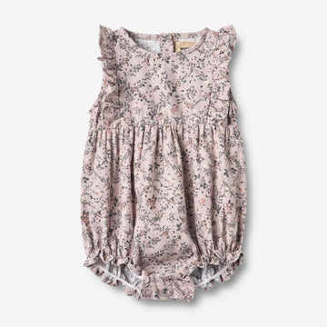 Wheat Main Rompere Emmaline Romper 9559 lilac checked flowers