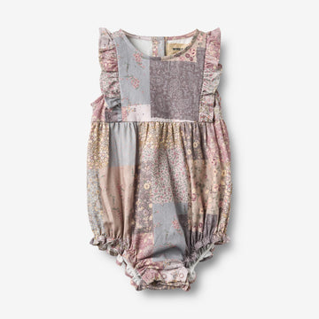Wheat Main Rompere Emmaline Romper 9618 patchwork flowers
